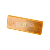 SIDE MARKER LIGHT ORANGE 120MMx45MM WITH CLIPS SOCKET
